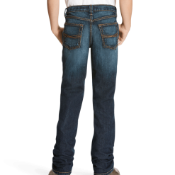 Ariat Boys' Big Kids B5 Slim Straight Leg Jean, Durham