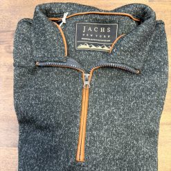 Men`s Quarter Zip Black
