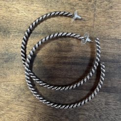 Navajo Pearl Hoop Earrings