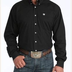 Cinch Men's L/S Classic Fit-Black