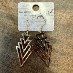 BR Earing Geometric Trgl GD