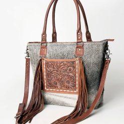 Tote Hair On Genuine Western Leather Women Bag