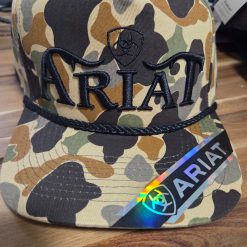 Ariat Camo Embroidered Hat
