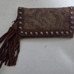 Nocona Studded Wristlet Wallet