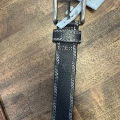 Nocona Belt Co. Men ' S HD Xtreme Leather Belt with Triple Edge Stitching, Black