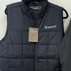 Western Vest Mens Outerwear Crius Insulated Black