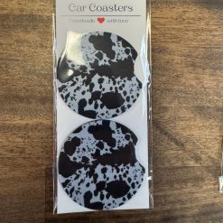 Car coasters-cowhide