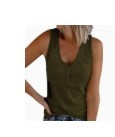 V-Neck Tank-Green