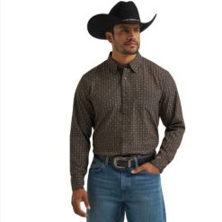 Wrangler® X Cody Johnson Long Sleeve Performance Shirt - Classic Fit - Buttons