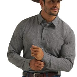 Wrangler® X Cody Johnson Long Sleeve Performance Shirt Green