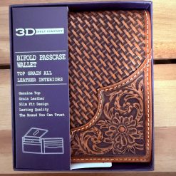 3D Mens Bifold Passcase Wallet