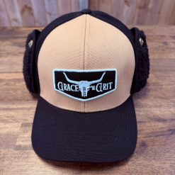 Blk/Tan Trapper Hat