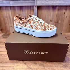 ARIAT Women's Skylar Speckled Cow Print Shoe