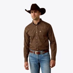 MNS Wrinkle Free Raven Fitted Shirt